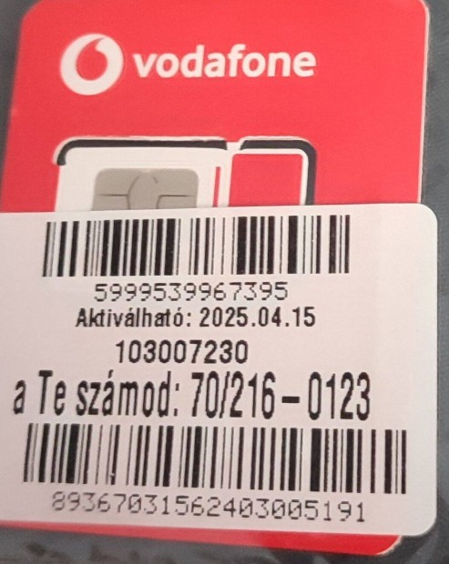 Vodafone jobb szm elad