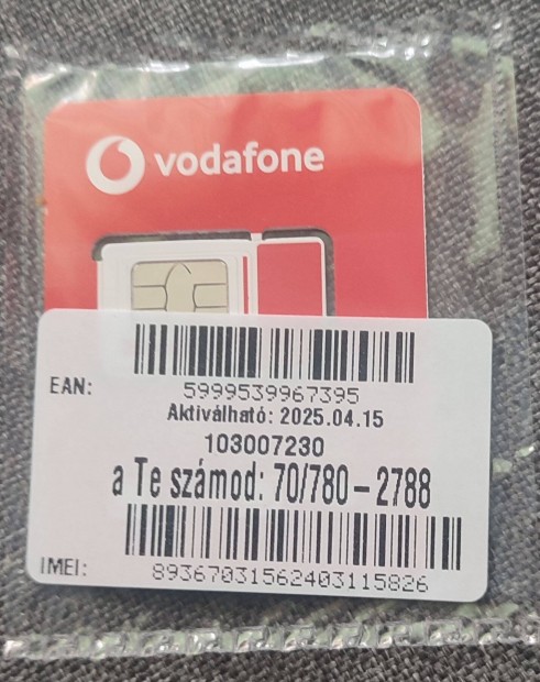 Vodafone jobb szm elad