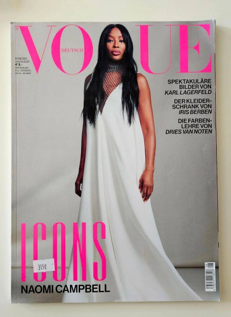 Vogue deutsch 2022/8 Icons Naomi Campbell