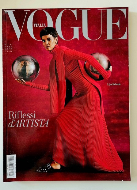 Vogue italia magazin 2023/12 Liya Kebede Riflessi d'artista