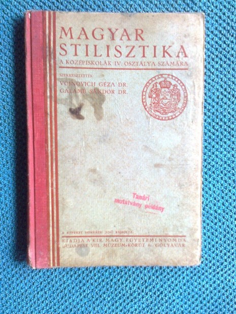 Voinovich Galamb: Magyar stilisztika