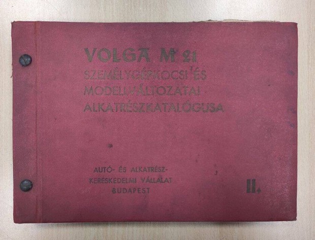 Volga M21 Szgk. alkatrszkatalgus