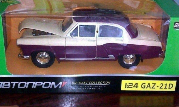 Volga (Gaz) 21D kisauto modell 1/24 Elad