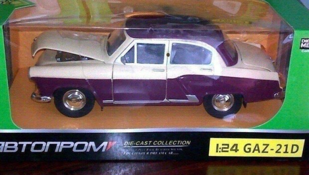 Volga (Gaz) 21D kisauto modell 1/24 Elad