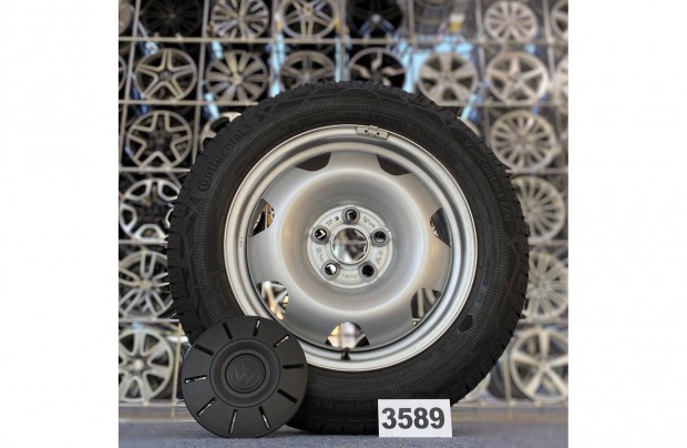 Volkswagen 17 lemezfelni, 5x120, 215/60 nyári gumi, transporter (3589)