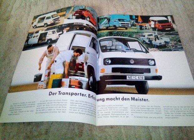 Volkswagen 1990 haszongpjrm prospektus, katalgus. T3, Caddy, LT