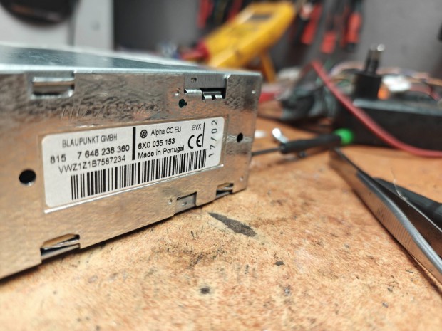 Volkswagen Alpha IV gy�ri kazett�s aut�r�di�. 