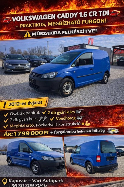 Volkswagen Caddy 1.6 CD TDI Premier �fa n�lk�l....