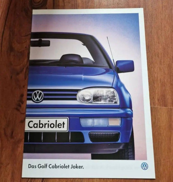 Volkswagen Golf 3 Cabriolet Joker Prospektus 1997