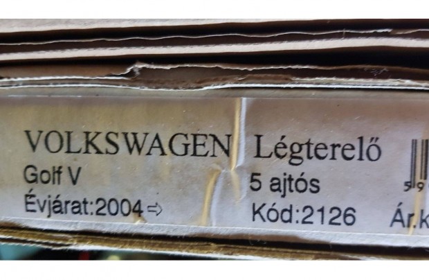 Volkswagen Golf 5 5a lgterel 2004-