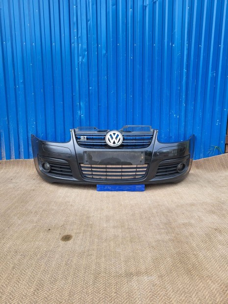 Volkswagen Golf 5 V gyári 1K0807221C első lökhárító fekete