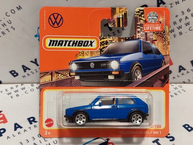 Volkswagen Golf MK1 - 95/100 - bliszteres -  Matchbox - 1:64