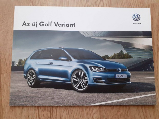 Volkswagen Golf Variant prospektus - 2013, magyar nyelv