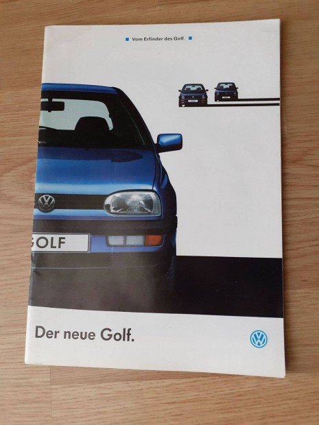 Volkswagen Golf prospektus - 1991, nmet nyelv