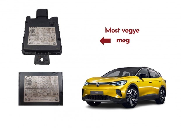 Volkswagen ID jobb hátsó radar érzékelő modul, vezérlő 200907686E