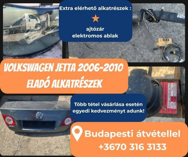 Volkswagen Jetta alkatrészek - árakért érdeklődj