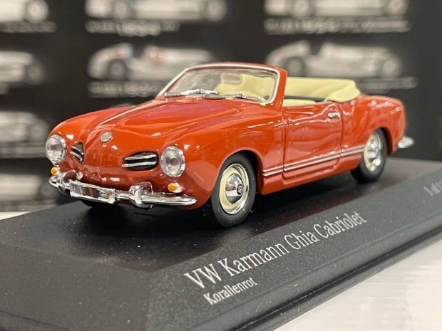 Volkswagen Karmann Ghia Cabriolet 1957 1:43 1/43 Minichamps