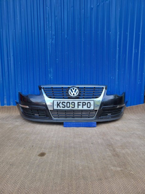 Volkswagen Passat B6 3C 2004-10 gyári 3C0807221C első lökhárító fekete