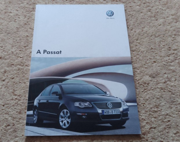 Volkswagen Passat B6 (2007) magyar nyelv prospektus, katalgus.