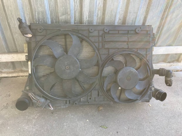 Volkswagen Passat B6 ht szett vz klma intercooler ht ventiltor 