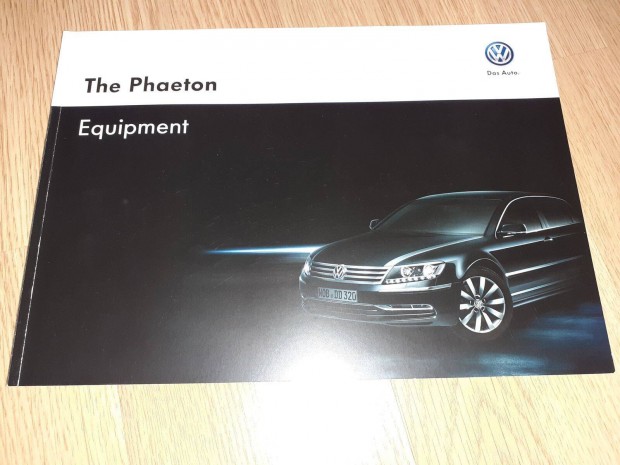 Volkswagen Phaeton Equipment prospektus - 2012, angol nyelv