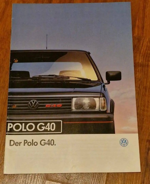 Volkswagen Polo G40 Prospektus 1992 Extra Ritka Kiadvny