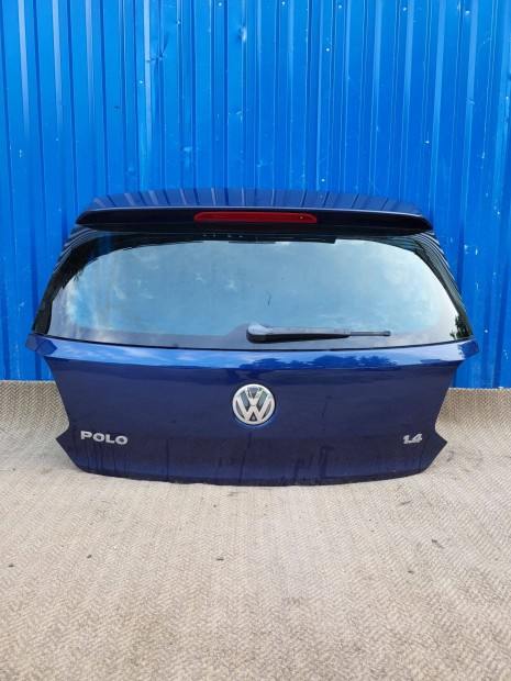 Volkswagen Polo V 5 6R 6C komplett csomagtér ajtó kék sérülésmentes