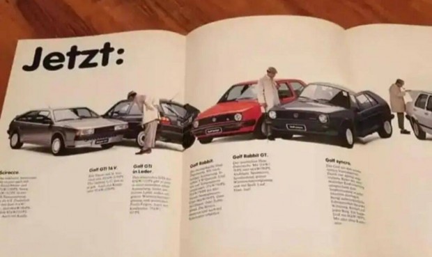 Volkswagen Polo, Golf II GTI,Cabrio, Scirocco, Passat B2 Prospektus 87