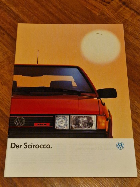 Volkswagen Scirocco Prospektus 1988