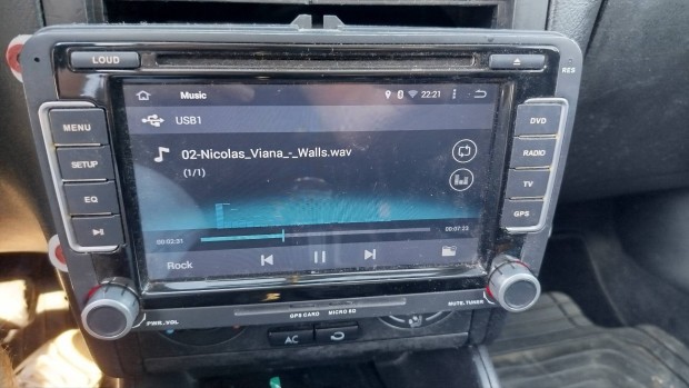 Volkswagen/Seat/Skoda 2 Din 7col HD érintőképernyős Android