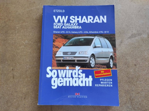 Volkswagen Sharan, Galaxy, Alhambra javtsi karbantartsi knyv