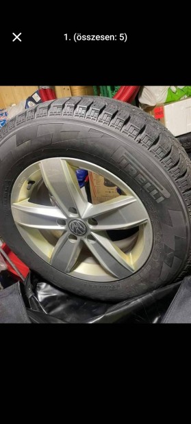 Volkswagen Sharan passat touran gyri alufelni garnitra 16" os tli 