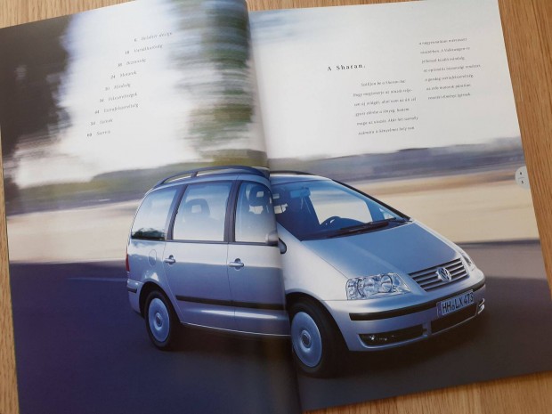 Volkswagen Sharan prospektus - 2001, magyar nyelv