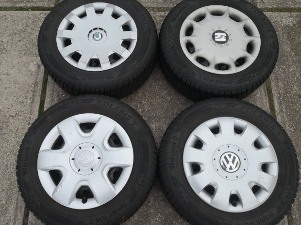Volkswagen Skoda Seat 15-ös télikerék 5x100-as lyukosztású