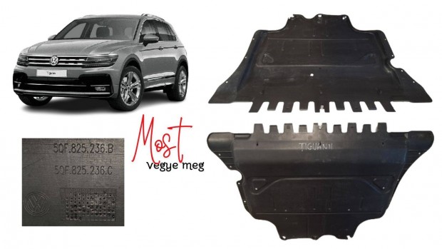 Volkswagen Tiguan II. motorfedl motorvd 5QF825236A