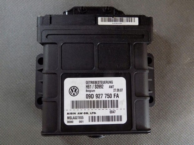 Volkswagen Touareg automata sebessgvlt vezrl elektronika 09D9277