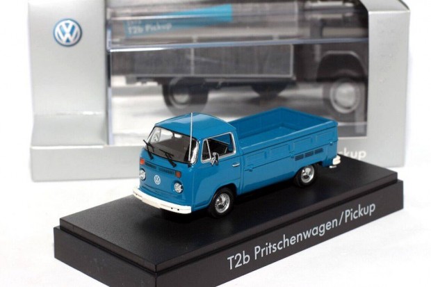 Volkswagen Transporter T2 platós kisteherautó 1:43 modell, makett