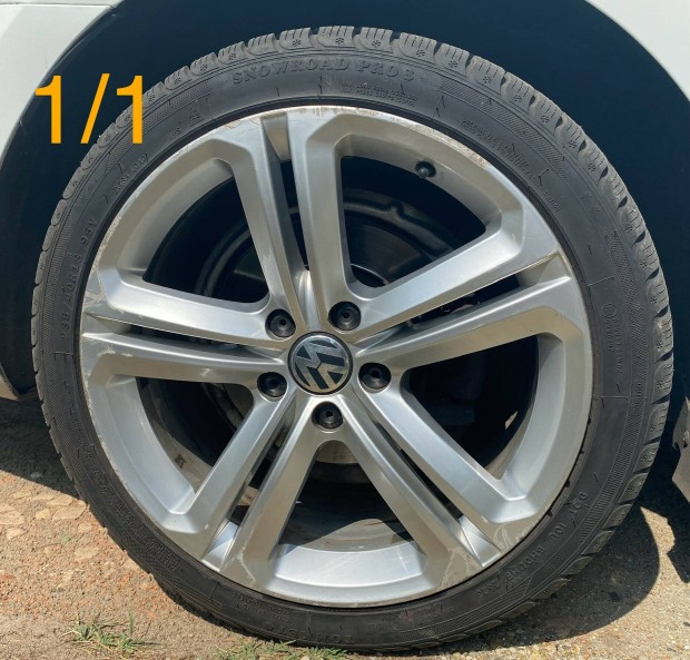 Volkswagen VW 18" 5x112 R-Line Mallory CC, Passat Tiguan, stb alufelni