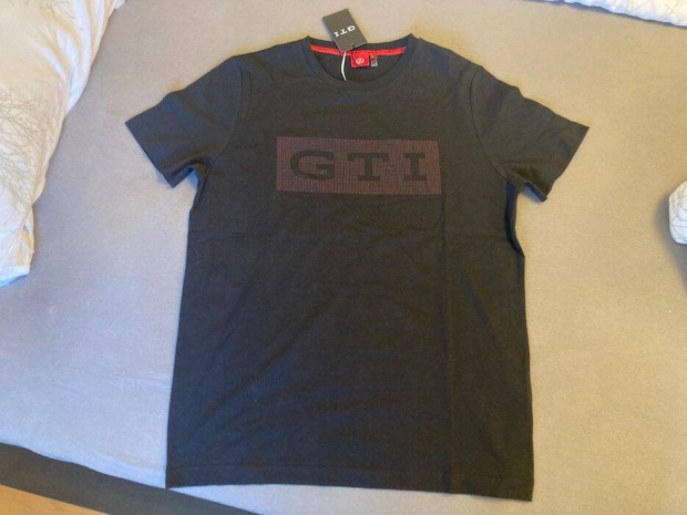 Volkswagen VW Golf GTI póló, fekete T-shirt