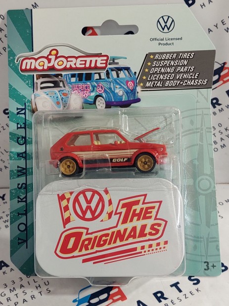 Volkswagen VW Golf MKI GTi (1976) -  Majorette - piros - 1:64