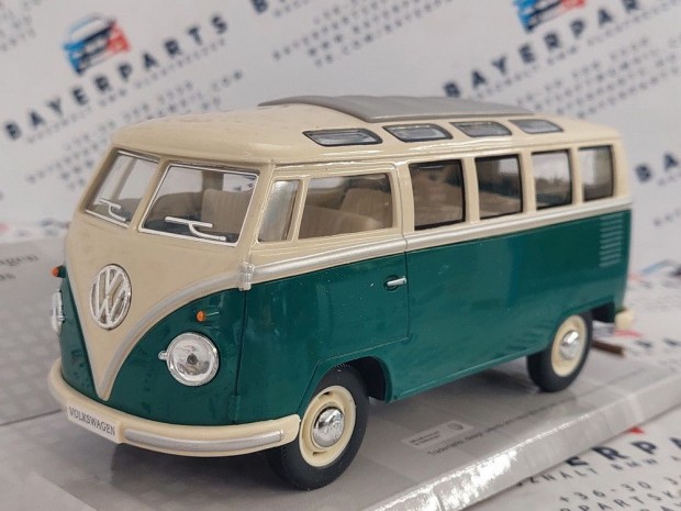 Volkswagen VW Samba (1962) - zld -  Kinsmart - 1:24