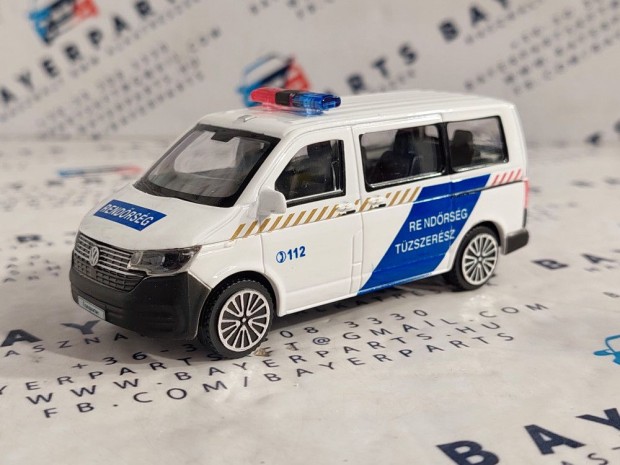 Volkswagen VW T6 rendrsg - tzszersz -  Bburago - 1:43