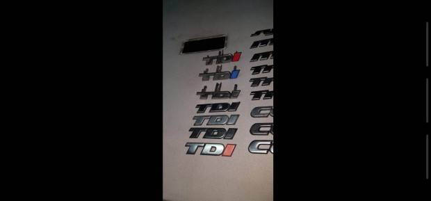 Volkswagen VW Transporter T4 Multivan Carvelle TDI felirat, embl�ma