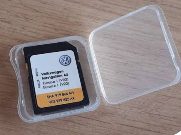 Volkswagen VW V22 (Skoda) gyári 32GB navi SD-kártya 2026 térképpel