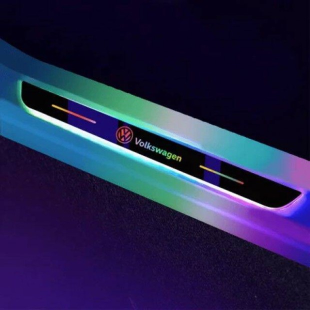 Volkswagen VW dinamikus RGB led vezetk nlkli kszb sn kszbvd