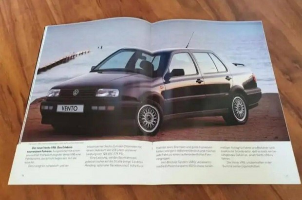 Volkswagen Vento Prospektus 1993 VR6 Is Benne Van