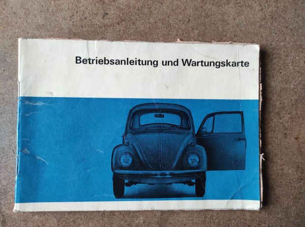 Volkswagen Vw. Bogár 1200, 1300, 1500 kezelési utasítás, 1967