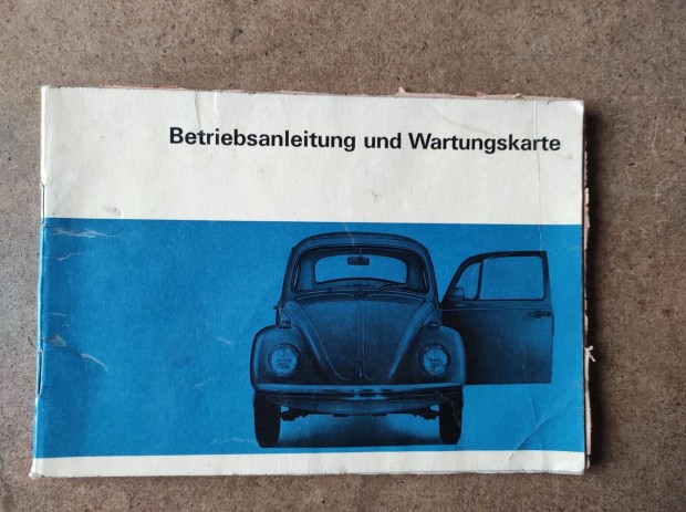 Volkswagen Vw. Bogr 1200, 1300, 1500 kezelsi utasts, 1967