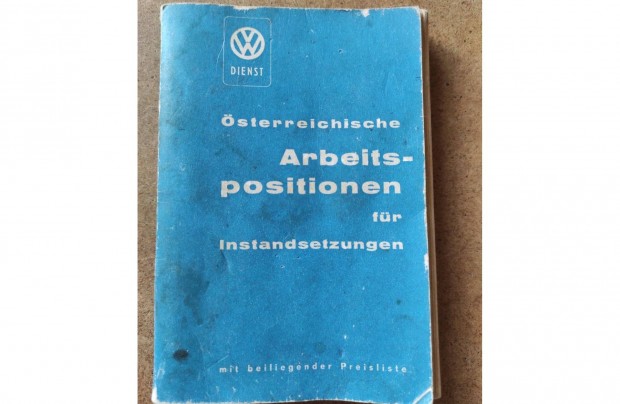 Volkswagen Vw. Bogr, Karmann, T1, alkatrszkatalgus