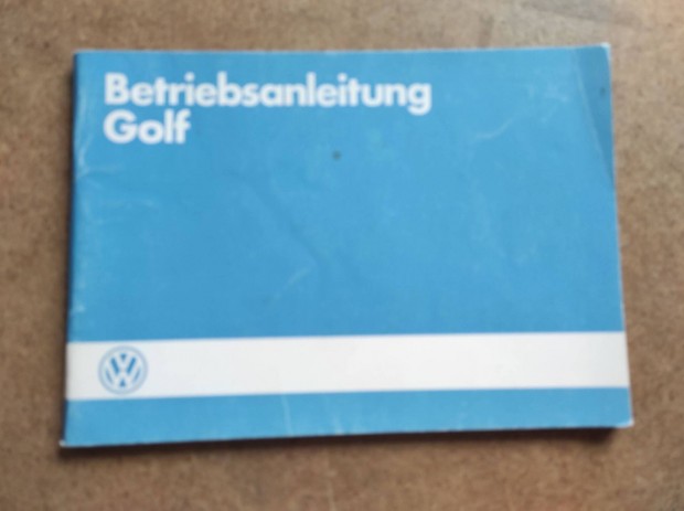 Volkswagen Vw. Golf 1 kezelsi tmutat.1985.01